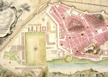 Plano de arsenal de Cartagena