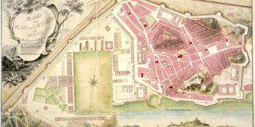 Plano de arsenal de Cartagena