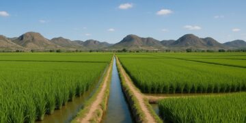 Campos de Arroz de Calasparra en Plenitud