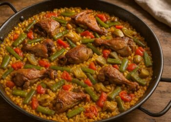 Arroz con Pato y Verduras
