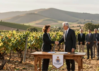 Profesionales de EDA Drinks & Wine Campus y NEIKER estrechan la mano entre viñedos de la Rioja Alavesa en Laguardia