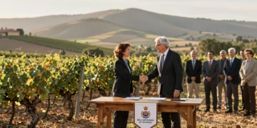 Profesionales de EDA Drinks & Wine Campus y NEIKER estrechan la mano entre viñedos de la Rioja Alavesa en Laguardia