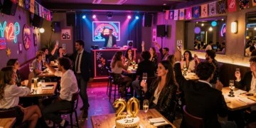 Fiesta del 20 aniversario de la revista Cuore en Madrid con periodistas, champán y decoración Y2K